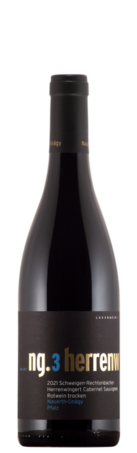 2020 Herrenwingert Cabernet Sauvignon Rotwein trocken / Weingut Nauerth-Gnägy / Schweigen-Rechtenbach