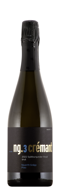 2022 Crémant Spätburgunder rosé brut / Weingut Nauerth-Gnägy / Schweigen-Rechtenbach