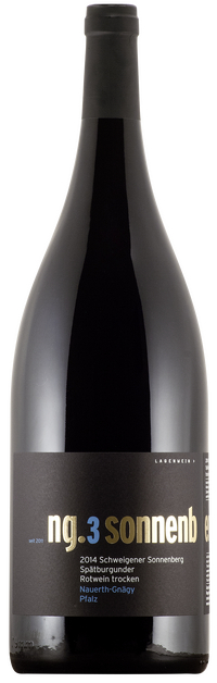 2015 Sonnenberg Spätburgunder Rotwein trocken MAGNUM / Weingut Nauerth-Gnägy / Schweigen-Rechtenbach