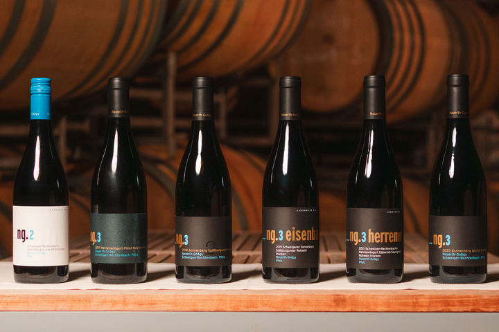 Rote Essensbegleiter / Weingut Nauerth-Gnägy / Schweigen-Rechtenbach